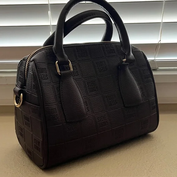 Steve Madden Brown Faux Leather Embossed Handbag - Picture 5 of 5